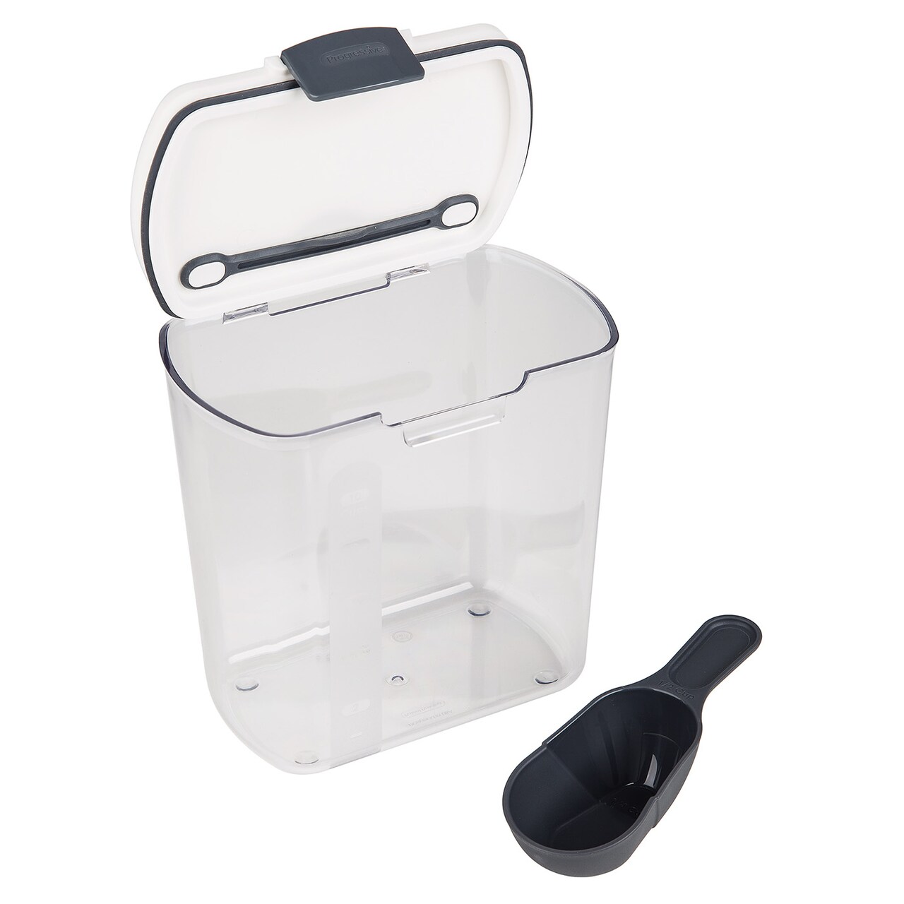 Progressive Prepworks Plastic 2.5-Quart Grain ProKeeper Storage Container, Clear